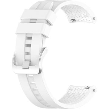 GS Univerzalni silikonski remen 22 mm, bijeli