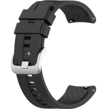 GS Univerzalni silikonski remen 22 mm, crni