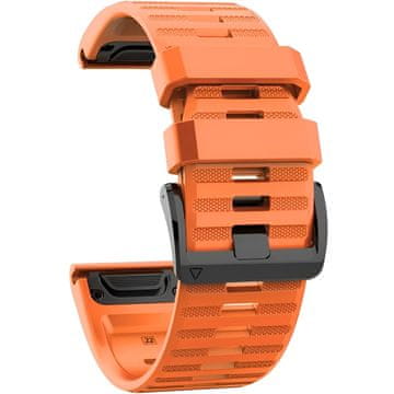 GS Silikonski remen QuickFit 22 mm za Garmin, narančaste boje