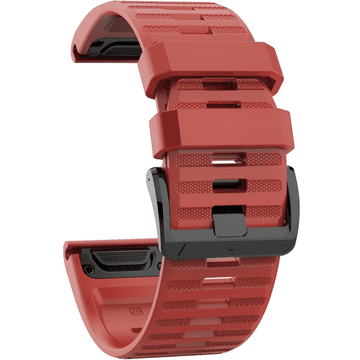 GS QuickFit silikonski remen 22 mm za Garmin, crveni