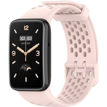 GS Silikonska narukvica za Xiaomi Mi Band 7 Pro, roza
