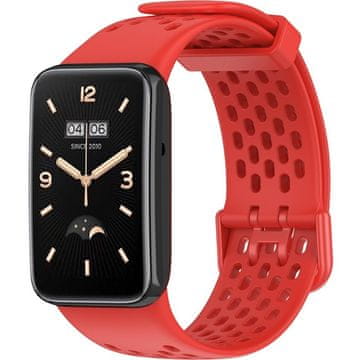 GS Silikonska narukvica za Xiaomi Mi Band 7 Pro, crvena