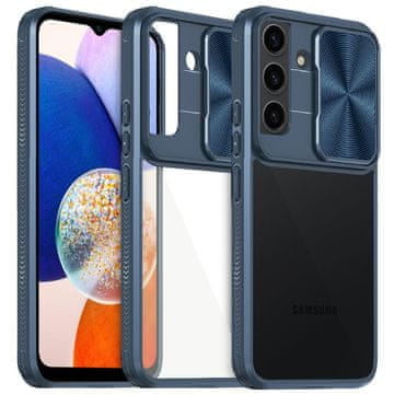 Overboard Futrola za Samsung Galaxy A14 4G/5G, slide kamera, plava