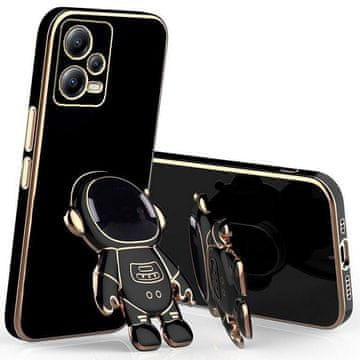 GS Electro Case Set za Xiaomi Redmi Note 12 5G / POCO X5 5G, Astronaut, crna + staklo