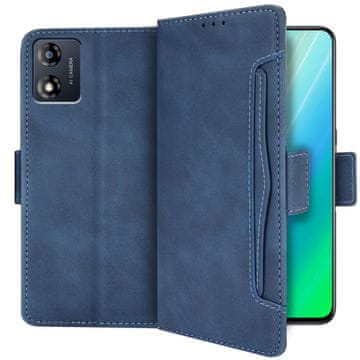 GS Preklopna futrola za Motorola Moto E13, utor za karticu, plava