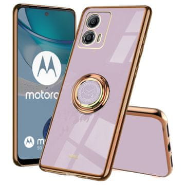 GS Futrola za Motorola Moto G53 5G, Electro Ring, ljubičasta