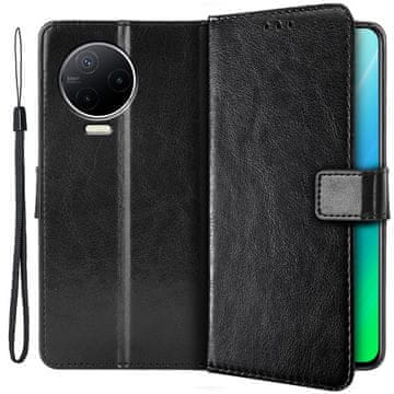 GS Preklopna futrola za Infinix Note 12 2023, novčanik, crna