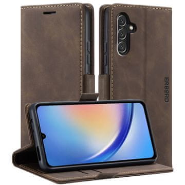 Overboard Futrola za Samsung Galaxy A54, Vintage novčanik s preklopom, boja kave