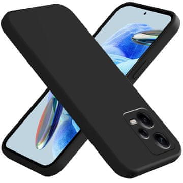GS Futrola za Xiaomi Redmi Note 12 Pro+ 5G, Silikonska Lite, crna