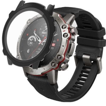 GS 2u1 Futrola + Kaljeno Staklo za Amazfit Falcon, Crna