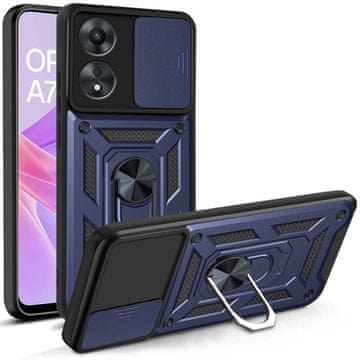 GS Oklopna futrola za Oppo A78 5G, CamShield Slide, plava