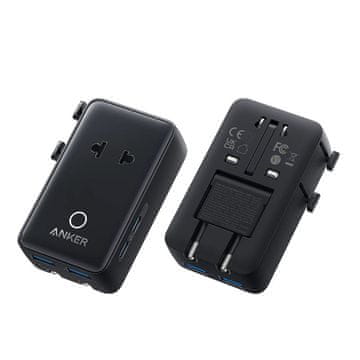 Anker Nano putni adapter 5 u 1, 20 W, crni (A9215H11)