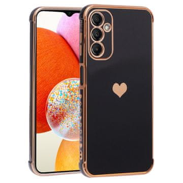 GS Maska za Samsung Galaxy A14 4G/5G, Electro heart, crna