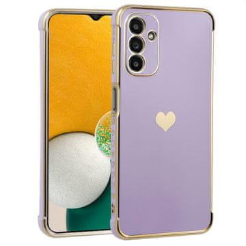 GS Maska za Samsung Galaxy A13 5G, Elektro srce, ljubičasta