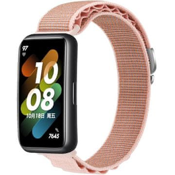 GS Najlonski remen za Huawei Band 7, ružičaste boje