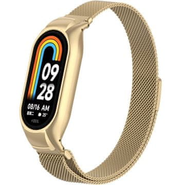 GS Milanski remenčić za Xiaomi Smart Band 8, retro zlatni