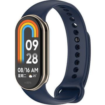 GS Silikonski remen za Xiaomi Smart Band 10 / 9 / 8, tamnoplava