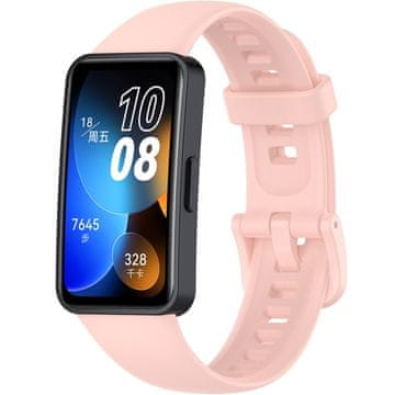 GS Silikonska traka za Huawei Band 8 / Huawei Band 9 / Huawei Band 10, roza