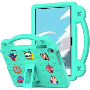 GS Futrola za Lenovo Tab M10 10.1 Gen 3 TB-328FU/TB-328XU, Slatki uzorci, sa stalkom, Zelena