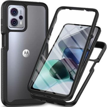 GS Futrola za Motorola Moto G13 / G23 4G, Otporna na udarce, s folijom, crna