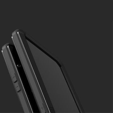 Love Mei maskica za iPhone 13 Pro, oklopljena sa staklom, crna