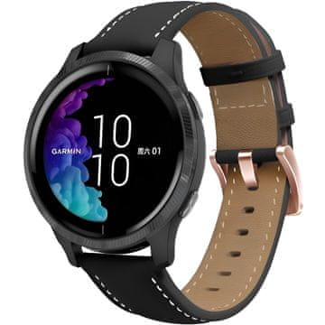 GS Univerzalni kožni remen 20 mm, crni