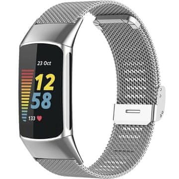 GS Narukvica za Fitbit Charge 5, srebrna