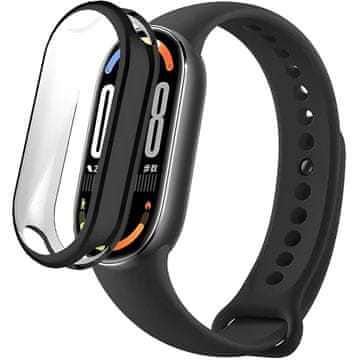 GS Silikonska futrola za Xiaomi Smart Band 10 / 9 / 8, crna