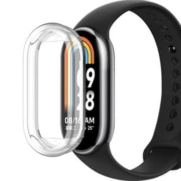 GS Silikonska futrola za Xiaomi Smart Band 10 / 9 / 8, prozirna