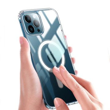 Overboard Futrola za iPhone 15 Pro Max s MagSafe zaštitom, ojačana, magnetska, prozirna