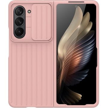 GS PC maskica za Samsung Galaxy Z Fold5 5G, sa zaštitom za kameru, roza