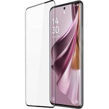 Dux Ducis Kaljeno staklo za Oppo Reno 10 / 10 Pro 5G, cijeli ekran s crnim okvirom, staklo