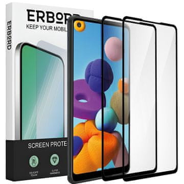 Overboard 2x kaljeno staklo za Samsung Galaxy A21/A21S, 5G, 3D full, staklo za cijeli ekran