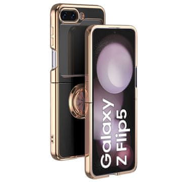 Overboard Futrola za Samsung Galaxy Z Flip 5 5G, Electro Ring, crna