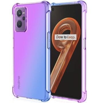 GS Gradientna maskica otporna na udarce za Oppo A98 5G, ljubičasta/plava