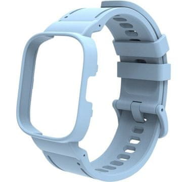GS Silikonski remen s futrolom za Xiaomi Redmi Watch 3 Active, plave boje