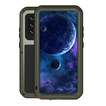 Love Mei Maska za Samsung Galaxy A52/A52s, oklopljena sa staklom, zelena