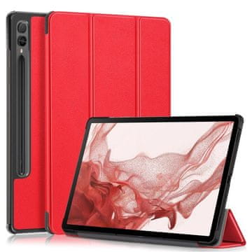 GS Samsung Galaxy Tab S9 Plus Smartcase s držačem za olovku, crvena