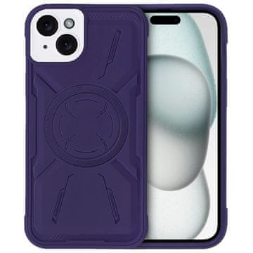 Overboard Armor Mag za MagSafe maskicu za iPhone 15 Plus, ljubičastu