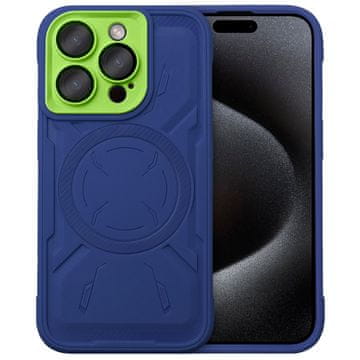 Overboard Armor Mag za MagSafe futrolu za iPhone 15 Pro, plavu