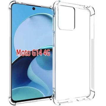 Overboard Futrola za Motorola Moto G14, otporna na padove, prozirna