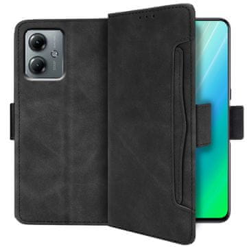 GS Preklopna futrola za Motorola Moto G14, utor za karticu, crna
