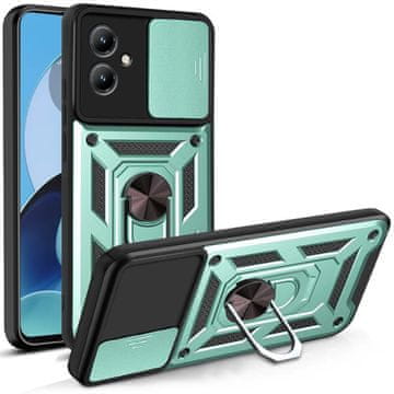 GS Oklopna futrola za Motorola Moto G14, CamShield Slide, zelena