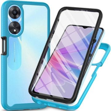 GS Oppo A78 5G maskica otporna na udarce s folijom, plava