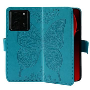 GS Preklopna futrola za Xiaomi 13T / 13T Pro, leptir, plava