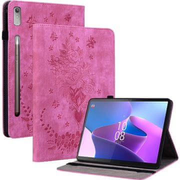 GS Futrola za Lenovo Tab P12, ruža i leptiri, roza