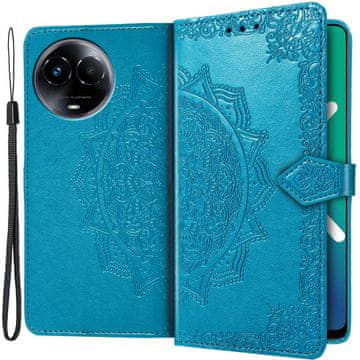 GS Realme 11 5G preklopna maskica, Mandala, plava
