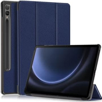GS Futrola za Samsung Galaxy Tab S9 FE+ Plus, Smartcase s držačem za olovku, tamnoplava