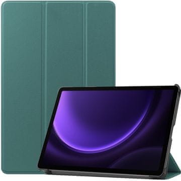 GS Futrola za Samsung Galaxy Tab S10 Lite / S10 FE / S9 FE, trostruka, s držačem za olovku, zelena