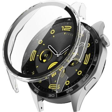GS 2u1 futrola + kaljeno staklo za Huawei Watch GT 4 46 mm, prozirna